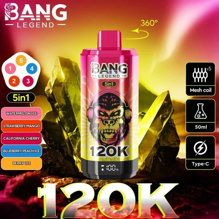 BANG LEGEND 120K PUFFS manufacturers