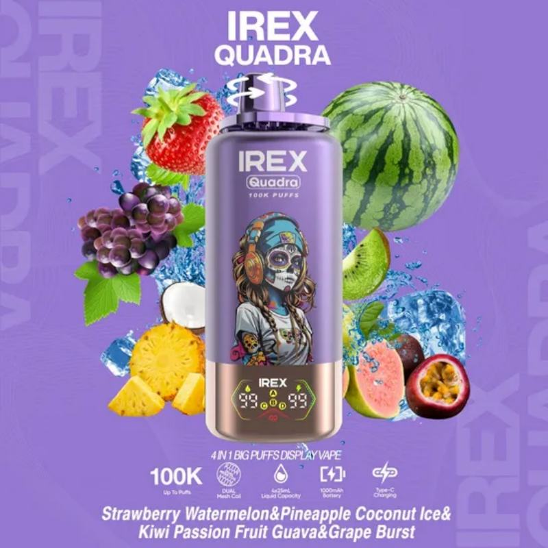 Irex-Quadra-100k-puffs IREX 100K 4 in 1