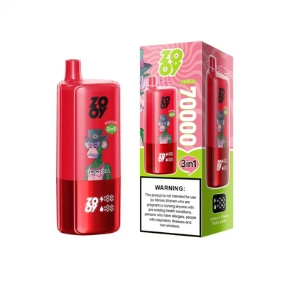 ZOOY TRIPLE 70000 기술 소개 및 구조 분석|3개-격실 시스템 일회용 전자 원자화 장치