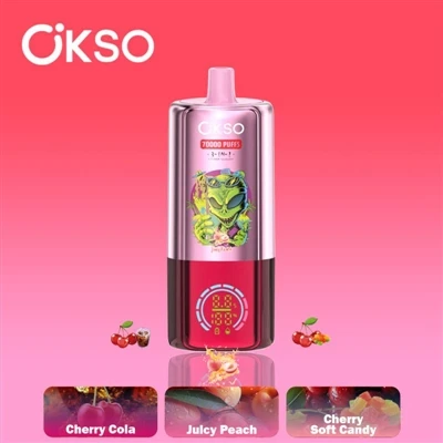 OKSO 3IN1 70000 PUFF: 대용량과 탁월한 맛을 위해 설계된 대표적인 일회용 전자담배입니다.