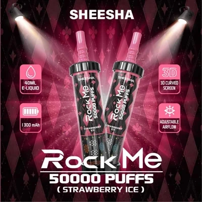 RockMe SHISHA 50000 VAPE-심층 분석: 일회용 전자담배가 실제로 50K 시대에 진입하는 경우