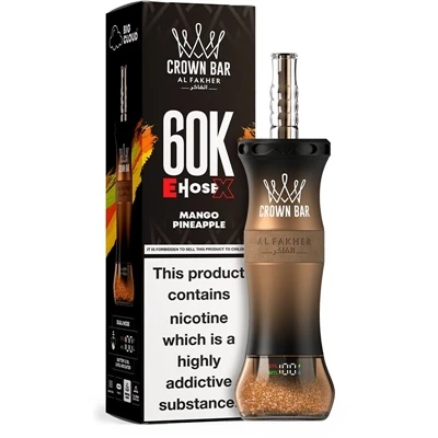 AL Fakher Crown Bar MegaMax 40K — 대용량 일회용 Vapes를 위한 플래그십 선택-.
