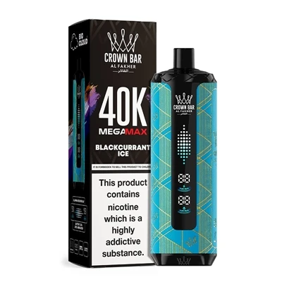 진정한 '고급' 40K DTL 일회용 전자-담배 - AL Fakher Crown Bar MegaMax 40K