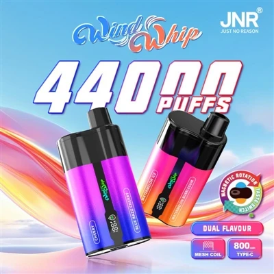 JNR WindWhip 44000: 대용량-이중-맛 일회용 전자 담배에 대한 종합 분석