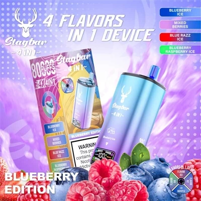 Hotsellvape 도매 채널: Stag Bar 4in1 80000 퍼프에 대한 맞춤화 및 엄격한 품질 관리의 장점