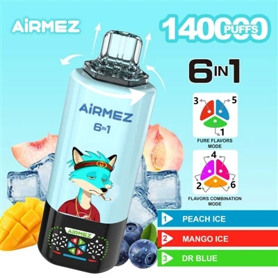 Airmez Fox 140K: 일회용 전자담배 경험을 재편하는 혁신적인 창조물
