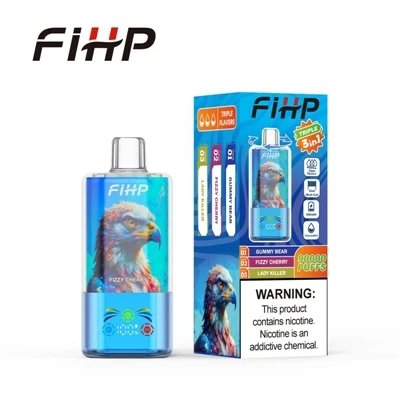 FIHP 90000 Triple 3in1: 하나의 장치에서 세 가지 다른 맛을 즐길 수 있는 만족스러운 베이핑 경험