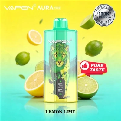 VAPEN AURA 100K PUFFS — 어린 베이퍼를 위한 최고의 오래 지속되는-베이핑 장치