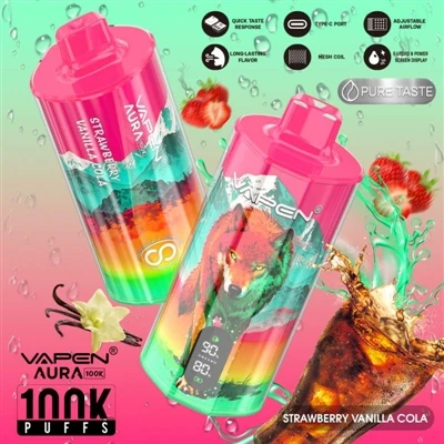 VAPEN AURA 100K 퍼프 – 젊은이들을 위한 최고의 기기