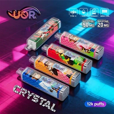 UOR CRYSTAL 12K: 일회용 Vape에 대한 전문적인 경험