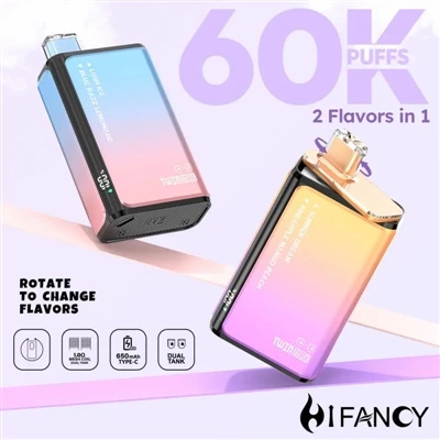 HIFANCY TWINS MAX 60K — 두 배의 맛 폭발, 여러분의 맛 모험이 여기서 시작됩니다