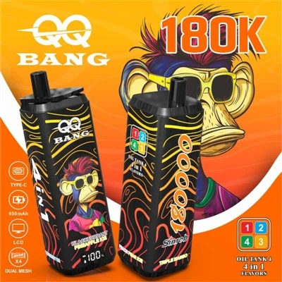 QQ BANG 180K 4in1: 한 개비, 네 가지 맛 – 젊은이들을 위한 휴대용 파티