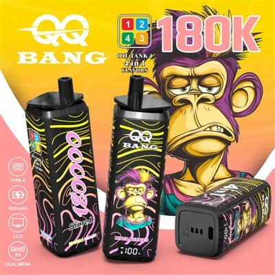 QQ BANG 180K 4in1: 한 번에 4가지 맛을 즐길 수 있는 최고의 Vape 경험