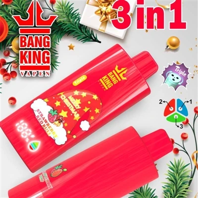 BANG KING Triple 100K: 3개-팩 맛, 100,000입을 위한 오래 지속되는-동반자