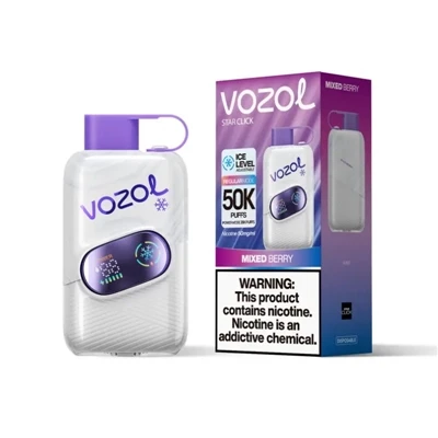 VOZOL STAR CLICK 50000: 일회용 전자담배에 대한 새로운 벤치마크-