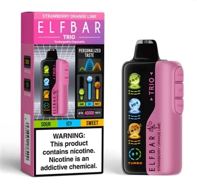 ELFBAR TRIO 40K PUFFS: 일회용 Vape의 내구성과 즐거움을 재정의