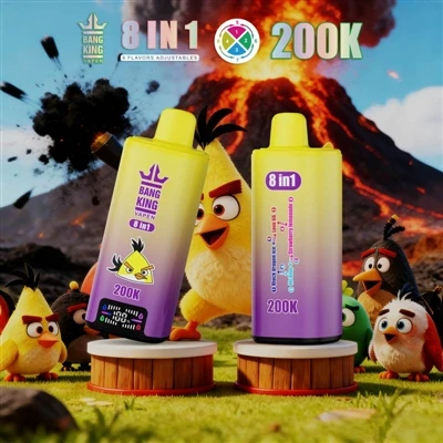 BANG KING VAPEN 8IN1 200K: 트렌디한 젊은이들을 위한 새로운 전자{2}}경험
