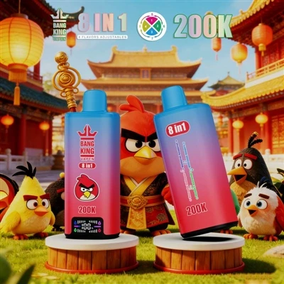 BANG KING VAPEN 200K 8IN1: 다양한 맛과 트렌디한 디자인을 갖춘 최고의 전자{3}}경험