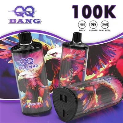 QQ BANG 100K Puffs: 전자-담배가 단지 성능을 과시하는 대신 '심각해지기' 시작하는 경우