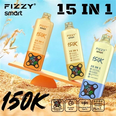 FIZZY SMART 15 IN 1 150K: 다양한 맛 그 이상으로 '심심함'을 해소합니다.