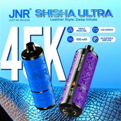 JNR SHISHA ULTRA 45000: 고급-일회용 베이프가 '프리미엄 질감 시대'로 진입하고 있습니다