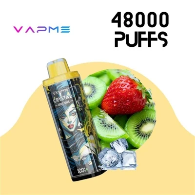 VAPME CRYSTAL 48000: 장기간 사용에 적합한 고용량-일회용 전자-담배
