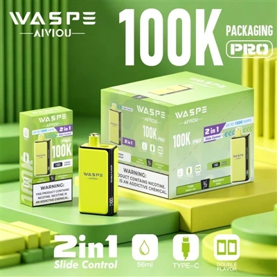 Waspe Double Flavor 100K Pro: 일회용 베이프가 '지루함'을 거부하기 시작할 때