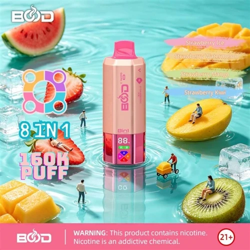 Bood Vasto 160K 8-in-1: 통합 시대를 맞이하는 다양한 맛 전자담배의 새로운 대표자