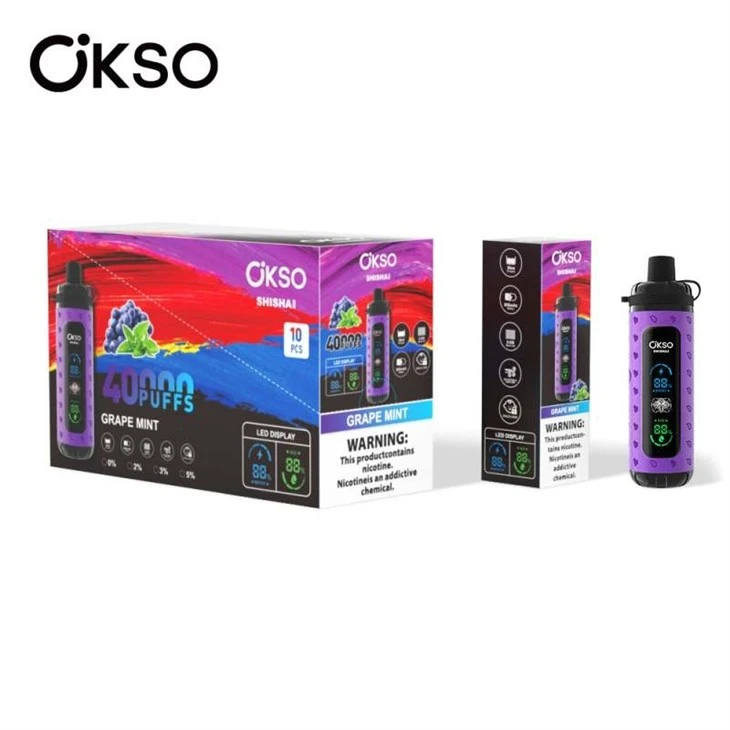 00grape mint_OKSO Shisha Max 40000