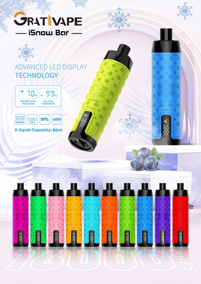 Grativape iSnow Bar 16000 vape vape vapes