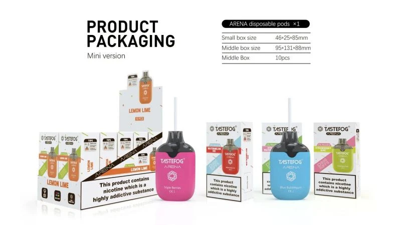 TASTEFOG ARENA 800 packaging