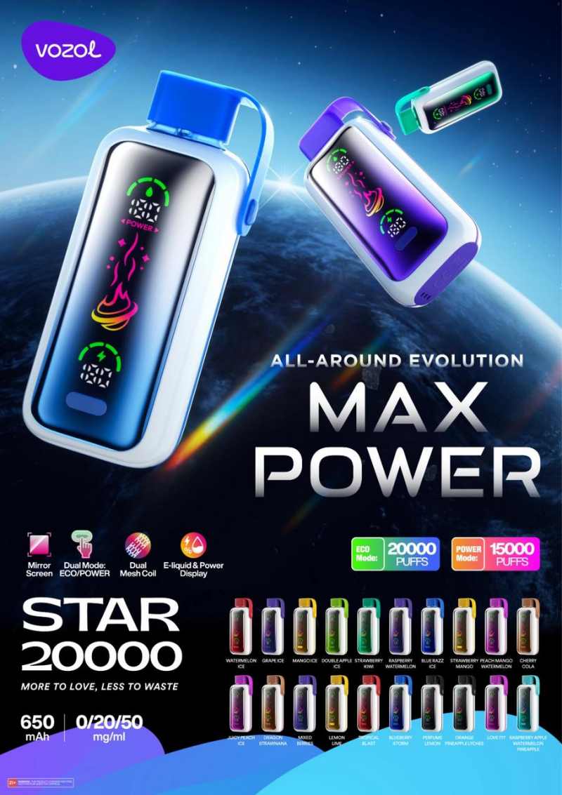 Vozol-Star-20000-puffs-All-FlavorsVOZOL STAR 20000