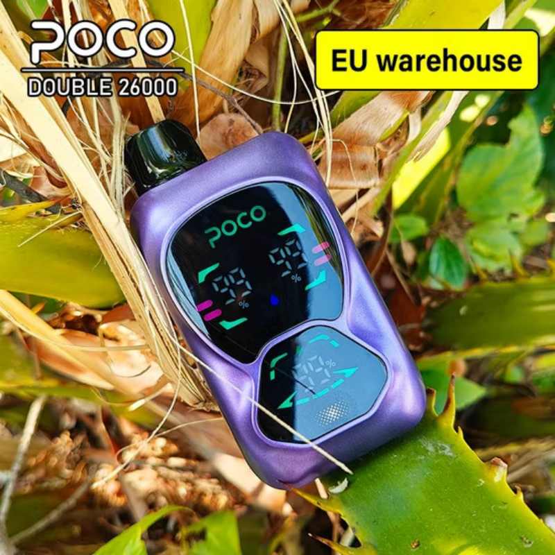 Vape-Twin-Poco-dB26000-Wholesale-Disposable-Vapes-Pen-15-15-Ml-EU-Warehouse-Shipping-Vaper-Customs-FreePOCO DOUBLE 26000