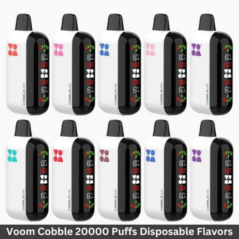 Best-Vape-Voom-Cobble-20000-Puffs-Disposable-FlavorsVOOM COBBLE 20000