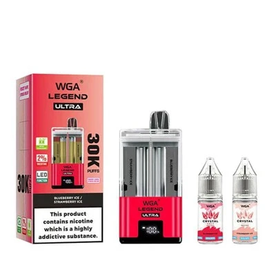 WGA 전설 Ultra 30000 퍼프 vape 듀얼 맛