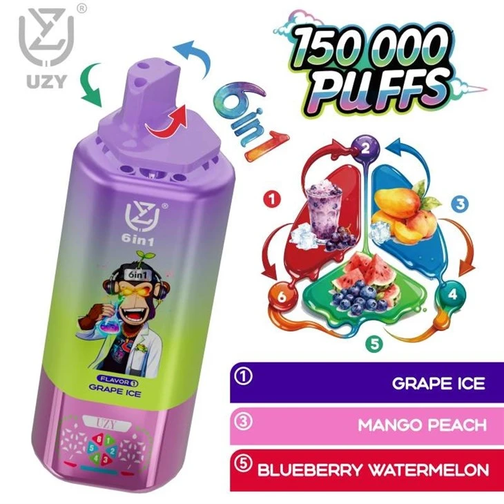 UZY 6 in 1 150K Puffs suppliers