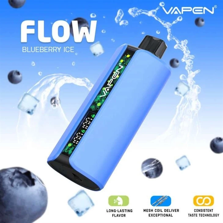 vapen flow 40k puff vape blueberry ice_VAPEN FLOW 40000